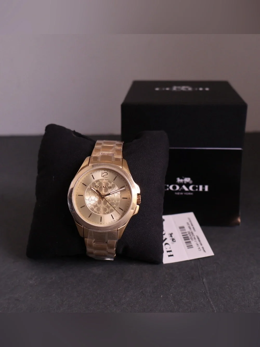 Coach Gold-tone Stainless Steel Libby Watch New With Tags - Picture 4 of 7